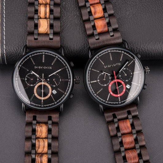 Reloj de Cuarzo para Hombre en Madera Natural - Image 8