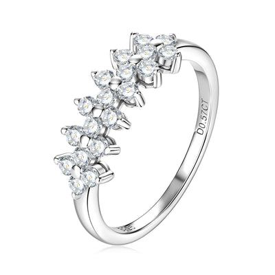 Anillo de Plata Esterlina S925 con Moissanita - Diseño Sofisticado - Image 21