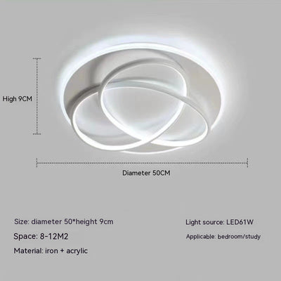 Lámpara de Techo LED Nórdica Moderna - Luz Cálida Lujo para Sala y Dormitorio - Image 7