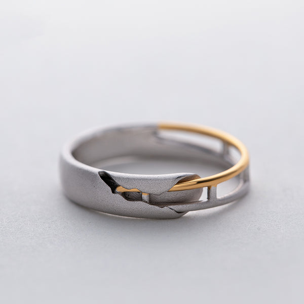 Anillos de Plata Esterlina Minimalistas para Pareja - Image 2