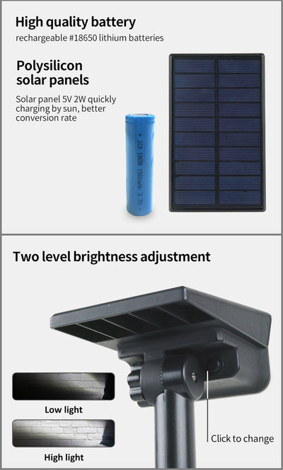 Foco Solar Ajustable para Jardín - Iluminación Inteligente - Image 5