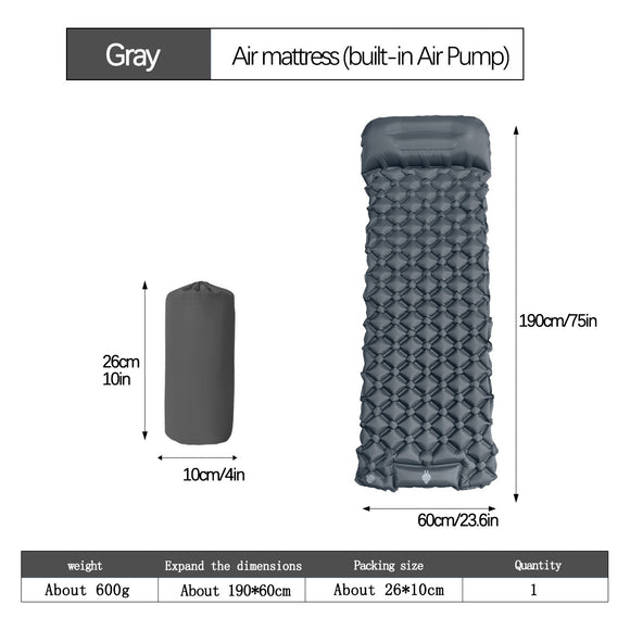 Colchón Inflable TPU Diamante para Exteriores