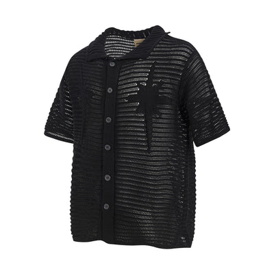 Camisa Suelta de Manga Corta Estilo Retro Americano - Image 3