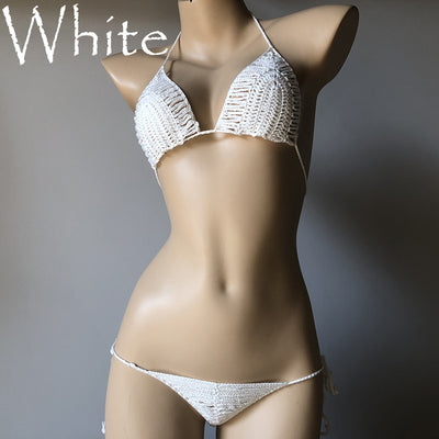 Bikini Tejido a Mano con Diseño Calado para Mujer - Image 18