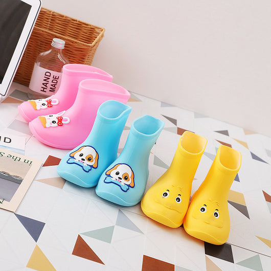 Botas de Lluvia Infantiles Cortas Antideslizantes Impermeables