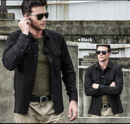 Camisa de Entrenamiento Especial Deportiva para Hombre, Manga Larga, Secado Rápido y Stretch - Image 7