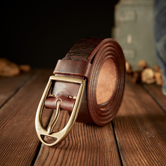 Cinturón de Cuero para Hombre con Hebilla Personalizada - Image 12