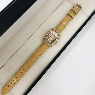 Reloj Delicado Girasol con Correa de Cuero para Mujer - Image 9
