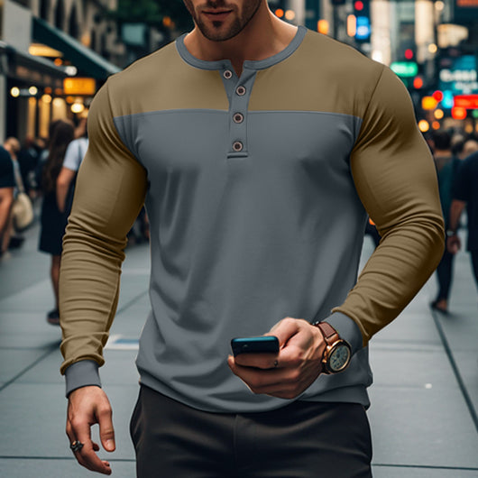 Henley Slim Fit Urbano para Viajes y Trabajo - Image 12