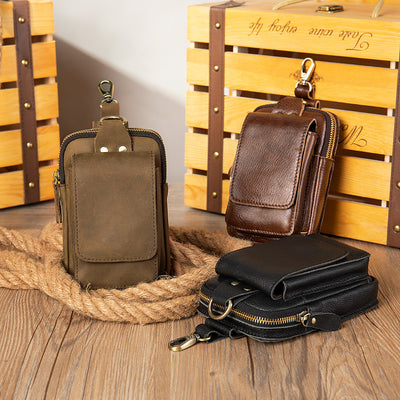 Bolsa de Cuero para Hombre Estilo Business Casual - Bandolera de Pecho Profesional - Image 8
