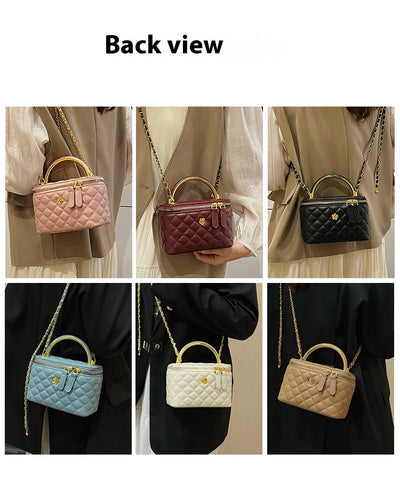 Bolso Mensajero de Moda Rhombus Chain para Mujer - Image 22