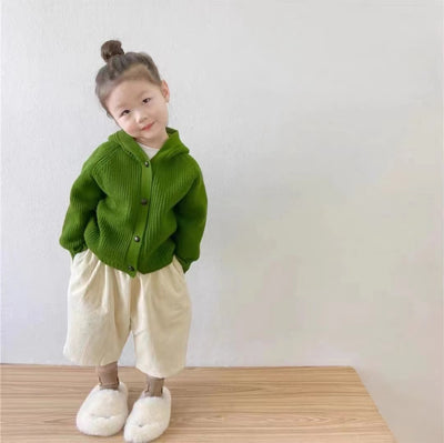 Cardigan Hoodie Infantil Otoño Invierno - Suéter Abrigado para Niños y Niñas - Image 18