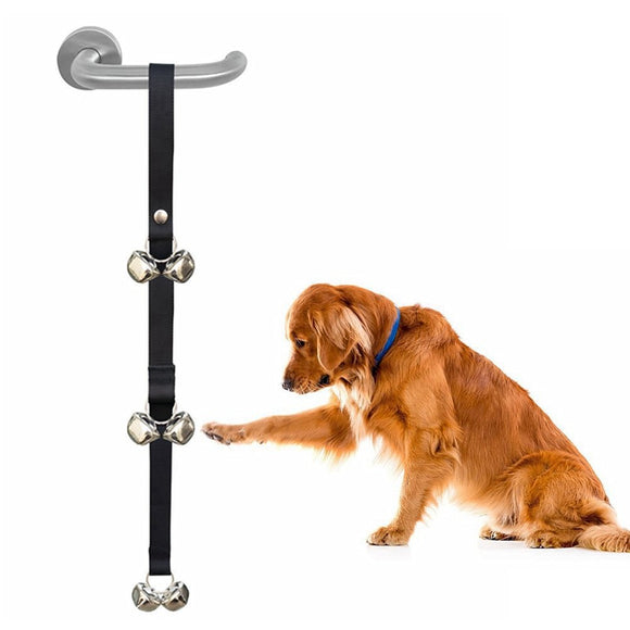Timbre Adiestramiento Perros Premium - Campana Grande Ajustable para Entrenamiento de Cachorros