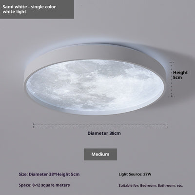 Lámpara de Techo Moderna Moon - Diseño Creativo para Dormitorio - Image 7