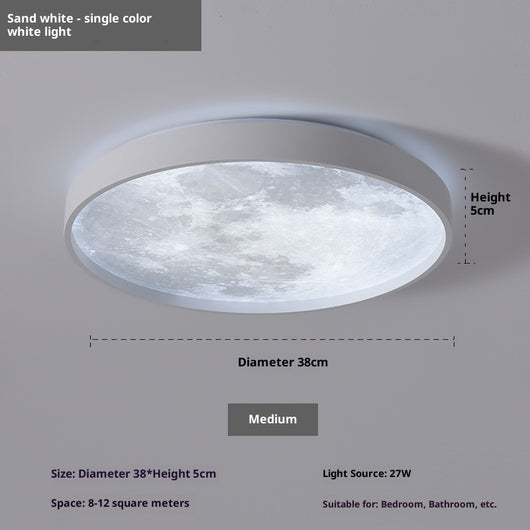 Lámpara de Techo Moderna Moon - Diseño Creativo para Dormitorio - Image 7