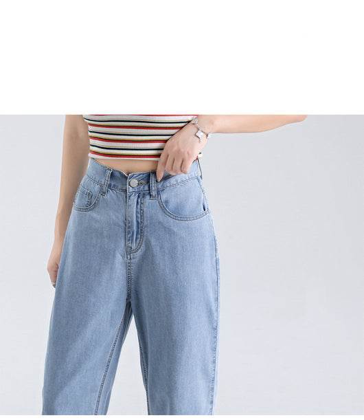 Jeans Holgados de Cintura Alta en Tencel - Comodidad Total - Image 15