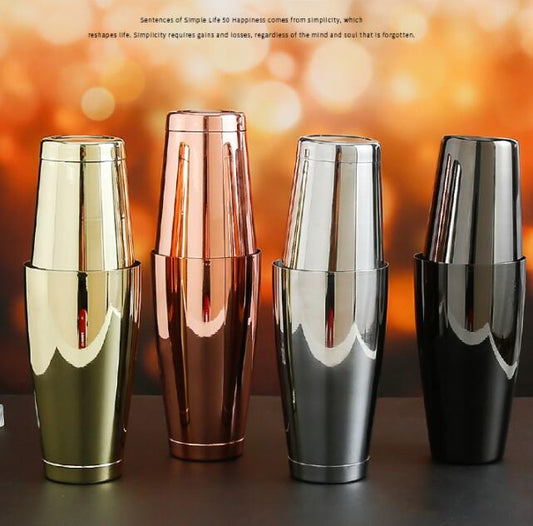 Coctelera Boston de Acero Inoxidable Profesional