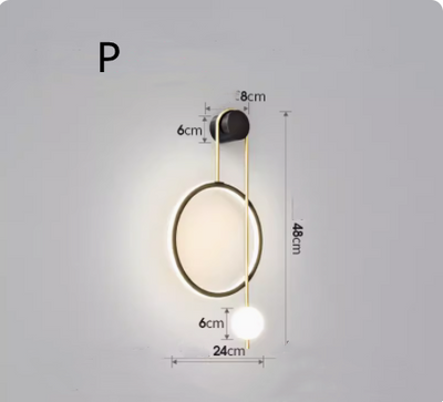 Lámpara de Pared Moderna sin Instalación para Dormitorio y Pasillo - Image 22