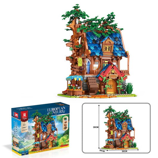 Casa del Árbol Medieval - Set de Construcción Educativo con Vistas Detalladas - Image 4