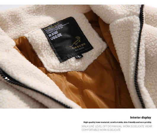 Chaqueta Acolchada de Algodón Estilo Retro Americano - Fácil de Combinar - Image 10