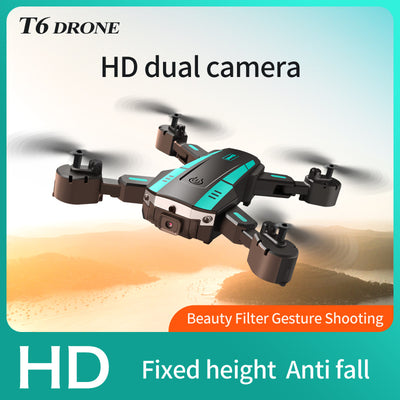 Dron Profesional T6 con Cámara HD - Cuadricóptero Plegable de Control Remoto - Image 3