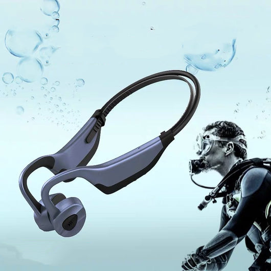 Auriculares de Conducción Ósea Bluetooth para Natación y Fitness