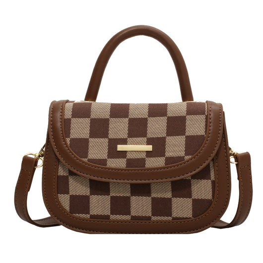 Bolso Diario para Mujer con Estampado Cuadros - Diseño Versátil y Funcional - Image 6