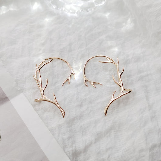 Aretes de Plata 925 Diseño Cuernos de Hada Mística - Image 10