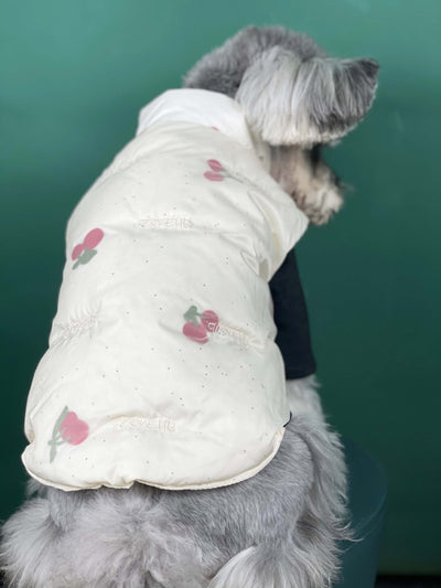 Chaleco Térmico para Perros - Abrigo Cereza Otoño e Invierno - Image 5