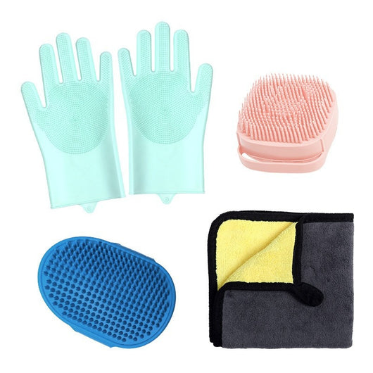 Guantes de Baño para Mascotas - Set Completo de Aseo Canino - Image 14