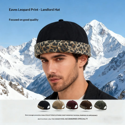 Gorra Streetwear Estampado Leopardo Estilo Americano