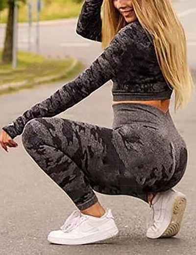 Leggins Deportivos Melocotón con Mangas Largas y Cintura Alta - Image 10