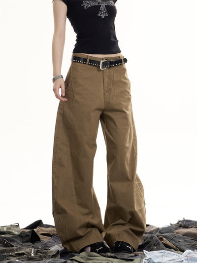 Overol Ancho Deconstruido Estilo Retro Lavado para Mujer - Image 14