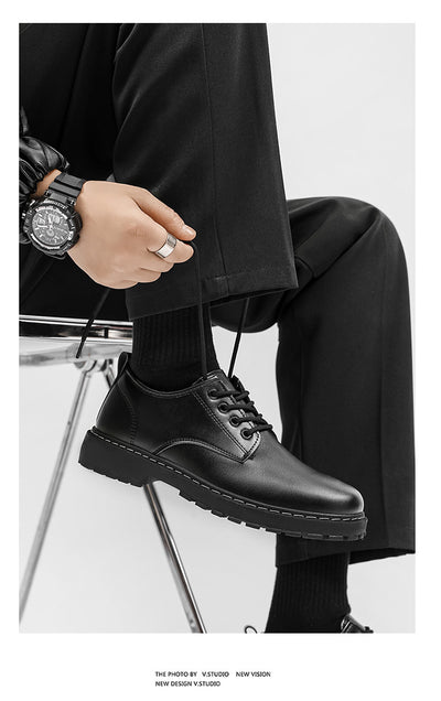 Botas Bajas Impermeables Estilo Dr Martens para Hombre - Image 7