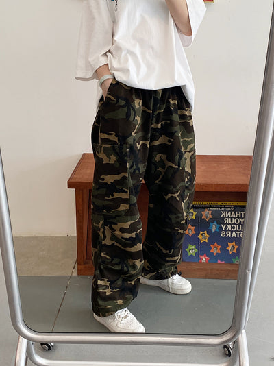 Pantalones de Trabajo Camuflaje Mujer Corte Recto Holgado - Image 22
