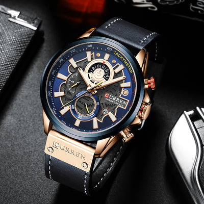 Reloj Multifuncional con Calendario y Correa Resistente al Agua para Hombre - Image 4