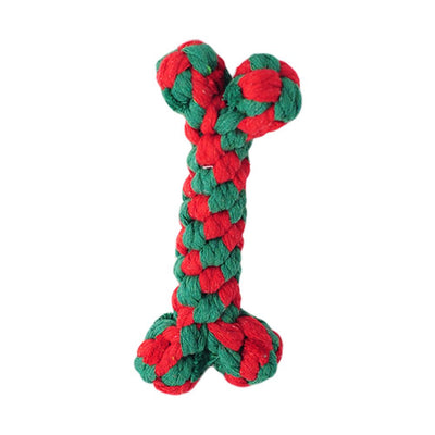 Juguete Dental Navideño para Perros con Cuerda de Algodón - Image 16