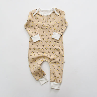 Enterizo de Algodón con Cuello y Estampado para Bebé - Image 3