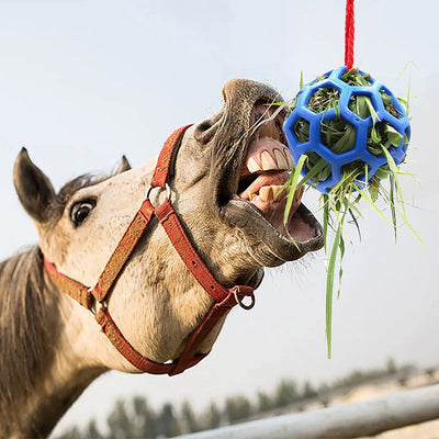 Comedero Colgante Estable con Pelota Juguete para Caballos - Image 3