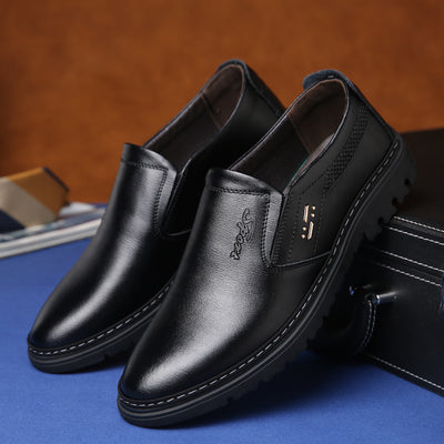 Zapatos Formales de Cuero para Hombre - Estilo Business Casual Punta Redonda - Image 14
