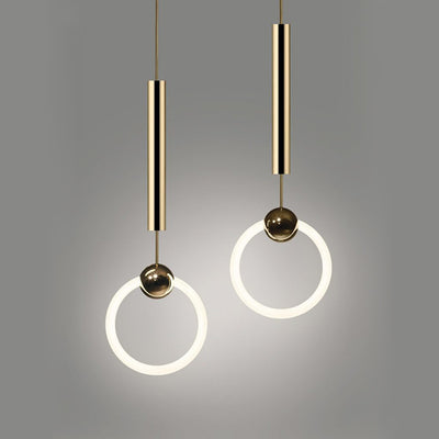 Lámpara Colgante U Minimalista Nórdica para Mesita de Noche - Image 10