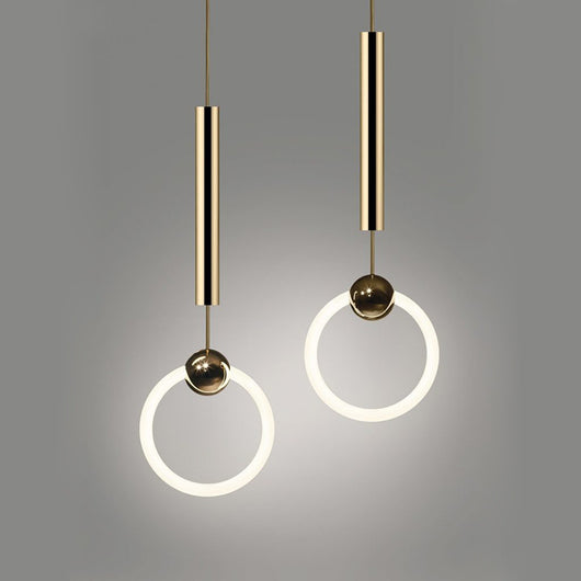 Lámpara Colgante U Minimalista Nórdica para Mesita de Noche - Image 10