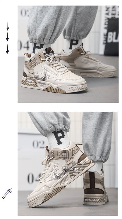 Zapatos Deportivos Casual de Caña Alta para Hombre - Cómodos y Versátiles - Image 13