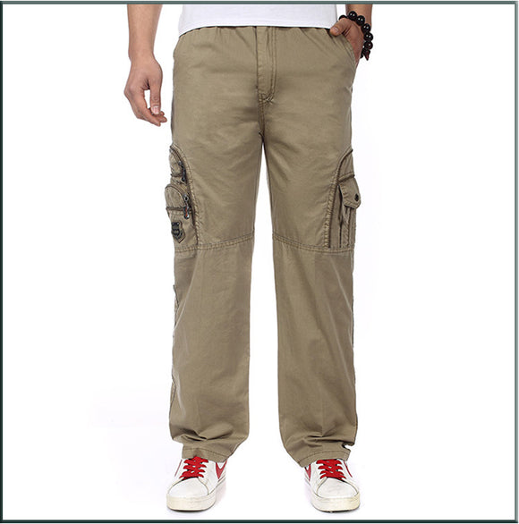Pantalones de Algodón Holgados para Hombre Adulto