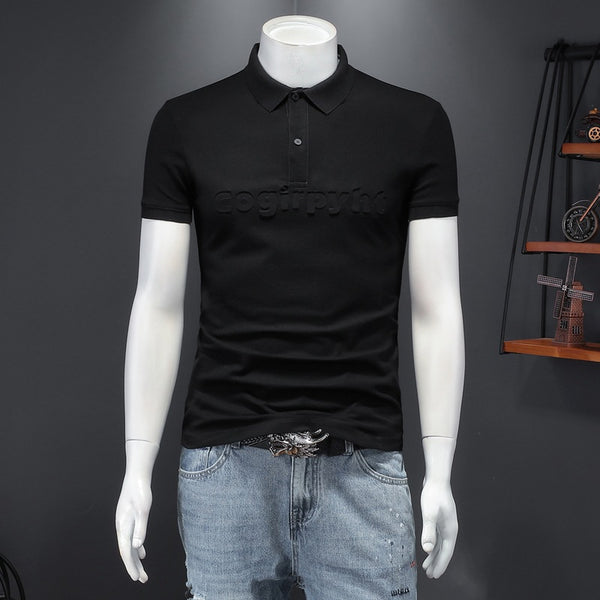 Polo Slim Fit con Monograma para Hombre - Diseño Moderno y Versátil