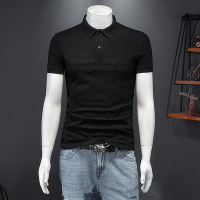 Polo Slim Fit con Monograma para Hombre - Diseño Moderno y Versátil - Image 2