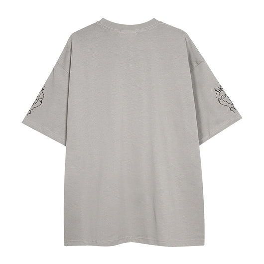 Playera Hombre Estampado Letras Flama - Image 9