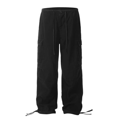 Overol Hombre Moda Contemporánea con Pliegues y Cordón Ajustable - Image 4