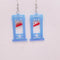 Horrifying Halloween Decorations Bloody Severed Head Pumpkin Flower Ghost Acrylic Pendant Earrings JE1093G