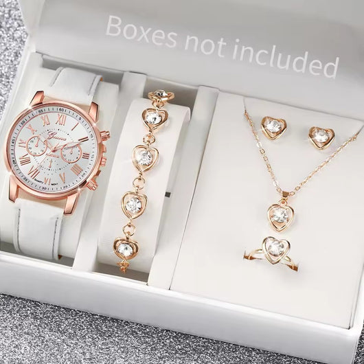 Reloj de Cinturón para Mujer con Joyería de Amor - Set de Regalo - Image 15